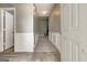 Inviting entryway featuring neutral paint, molding, and newer flooring at 1735 Deer Crossing Cir, Jonesboro, GA 30236