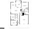 Home floor plan showing dimensions of kitchen, living room, bedrooms, bathrooms, and garage at 1735 Deer Crossing Cir, Jonesboro, GA 30236