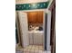 Compact laundry room with a side-by-side washer and dryer set at 2911 Chesterfield Se Way, Conyers, GA 30013