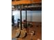 Unfinished basement offers potential for customization and storage with exposed ceiling at 177 Northwind Sw Ct, Lilburn, GA 30047