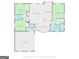 Detailed floor plan showcasing the layout of the home, including the living spaces and bedrooms at 539 Horseshoe Cir, Stockbridge, GA 30281