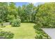 Green backyard with trees at 1493 Vesta Ave, Atlanta, GA 30337