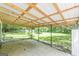 Covered patio offering a shady spot to enjoy the home's generous backyard at 1493 Vesta Ave, Atlanta, GA 30337