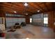Spacious garage with large roll up doors offering plenty of storage space at 195 Twin Oaks Dr, Hampton, GA 30228