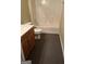 Standard bathroom featuring a vanity, toilet, and a shower-tub combination at 4887 Winterview Ln, Douglasville, GA 30135