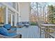 Large back deck area with ample seating, perfect for outdoor entertainment at 551 Lees Mill Rd, Fayetteville, GA 30214