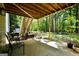 Backyard patio with lots of room and seating at 85 Eastwood Frst, Covington, GA 30014