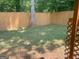 Spacious backyard with a wooden privacy fence, offering a secure and private outdoor space at 3232 Deer Pause Ln, Decatur, GA 30034
