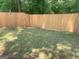 Fenced backyard with green grass providing privacy for outdoor activities at 3232 Deer Pause Ln, Decatur, GA 30034