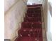 Carpeted staircase with patterned runner at 3232 Deer Pause Ln, Decatur, GA 30034