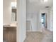 Hallway view showing bedrooms and bathroom at 529 Dasheill Ln, Atlanta, GA 30349
