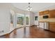 Bright breakfast nook with large windows and stainless steel dishwasher at 11 Chad Ct, Mcdonough, GA 30253