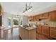 Bright kitchen with stainless appliances, center island, and breakfast nook at 11 Chad Ct, Mcdonough, GA 30253