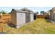 Convenient outdoor storage shed for all your gardening tools and equipment at 845 Graeme Dr, Mcdonough, GA 30252