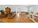 Spacious living room with hardwood floors, neutral paint, and an abundance of natural light at 152 Bear Creek Rd, Moreland, GA 30259