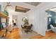Dining area with modern table and chairs, with view to the bedroom at 1166 Virginia Avenue Northeast Ne Ave # 8, Atlanta, GA 30306