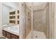 Spa-like bathroom features a soaking tub, glass-enclosed shower, and tiled accents for a luxurious feel at 1278 Discover Green Lane Ln # 7, Mableton, GA 30126