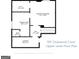Upper level floor plan including primary bedroom, bath, laundry and walk-in closet at 591 Clubwood Ct, Marietta, GA 30068