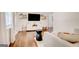 Bright living room featuring hardwood floors, recessed lighting, and modern decor at 1821 Clearwater, Marietta, GA 30067