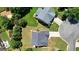 Aerial view of two homes, driveways, and landscaping at 6665 Flagstone Ct # 918, Cumming, GA 30028