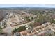 This aerial view shows the perfect location of the house, situated in a beautiful and well-established neighborhood at 2126 Roberts View Trl, Buford, GA 30519