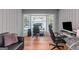 This bright office features a large bay window, providing ample natural light and neighborhood views at 308 Larkspur Turn, Peachtree City, GA 30269