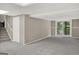 Spacious finished basement with carpet and walk-out to the backyard at 183 Wynnmeade, Peachtree City, GA 30269