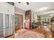 Open dining area showcasing a stainless steel refrigerator and natural lighting at 53 Born St, Norcross, GA 30071