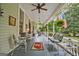 Inviting porch with ample seating, ceiling fans, and charming decor for outdoor living at 53 Born St, Norcross, GA 30071
