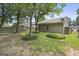 Spacious backyard featuring mature trees and a partial view of the home's exterior at 377 Avian Forest Dr, Stockbridge, GA 30281