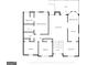 Detailed floor plan showcasing the layout of the home with bedroom, kitchen, and living room spaces at 51 Estates Dr, Villa Rica, GA 30180