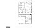 Detailed floor plan showcasing the layout of the home with bedroom, kitchen, and garage spaces at 51 Estates Dr, Villa Rica, GA 30180