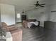Spacious living room with new floors, perfect for relaxation and entertaining at 443 Walker St, Villa Rica, GA 30180