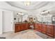 Main bathroom features a double vanity with granite countertop and a large mirror at 5585 Lavender Farms, Powder Springs, GA 30127