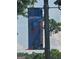Fayetteville, Georgia 'Downtown' banner hanging from a street light against a partly cloudy sky at 150 Ashley Dr, Fayetteville, GA 30214