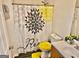 Bathroom with themed accessories and stylish shower curtain, provides a comfortable and personalized space at 3219 Fairington Dr, Lithonia, GA 30038