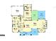 Floor plan featuring 3 bedrooms, 2-story great room, modern kitchen, covered porches, and a 2-car garage at Lot 1 Bohannon Drive # 1, Fairburn, GA 30213