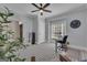 Bright home office featuring natural light from the window and a minimalist desk setup at 285 Acton Dr, Fayetteville, GA 30215