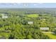 A tranquil home nestled amongst dense trees offers privacy and seclusion with views of Cain Drive, and I-20 in the distance at 603 Lakewood Dr, Social Circle, GA 30025