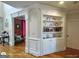 Interior showcasing built-in shelving and an open doorway at 1292 Hidden Spirit Trl, Lawrenceville, GA 30045
