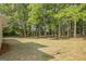 Image shows a very large backyard featuring beautiful mature trees and shade at 1834 Stroud Road, Mcdonough, GA 30252
