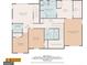 Upstairs floor plan view showing the arrangement of bedrooms, bathrooms, and living spaces, plus overall square footage at 130 Bexar Ct, Johns Creek, GA 30022