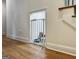 Safe dog room with gate, offering a dedicated space for pets at 9477 Forest Knoll Dr, Jonesboro, GA 30238