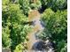 Aerial view of a river flowing through lush green trees at 292 Selfridge Rd, Mcdonough, GA 30252