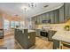 Modern kitchen with stainless steel appliances, shaker cabinets, and a functional island at 403 Chester Piper Rd, Covington, GA 30014