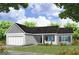 Charming single-Gathering home with a two-car garage, manicured lawn and tasteful landscaping at 142 Colley St, Grantville, GA 30220