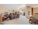 Bright bonus room with comfortable seating, good lighting, and craft storage at 20 Knollwood Pl, Covington, GA 30014