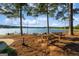 Inviting picnic area overlooking the water, with multiple picnic tables and scenic views for outdoor enjoyment at 1190 Plantation Dr, Villa Rica, GA 30180
