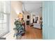 Inviting living room with hardwood floors, a fireplace, and an open layout for entertaining at 275 Rehobeth Way, Fayetteville, GA 30214