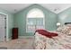 Main bedroom with vaulted ceiling and arched window offers lots of natural light at 275 Rehobeth Way, Fayetteville, GA 30214